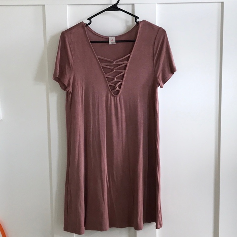 I❤️JOAH mauve knit dress NWOT